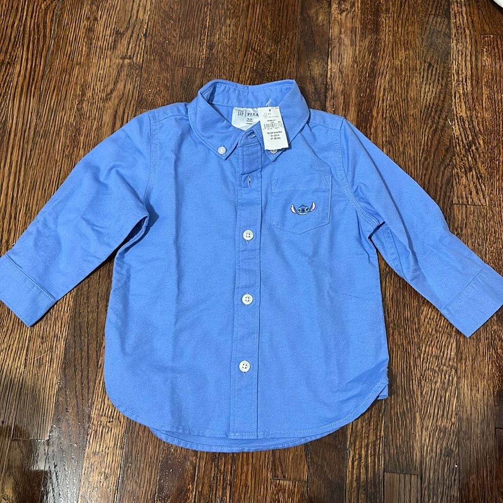 Baby Gap Stitch Button Down Shirt